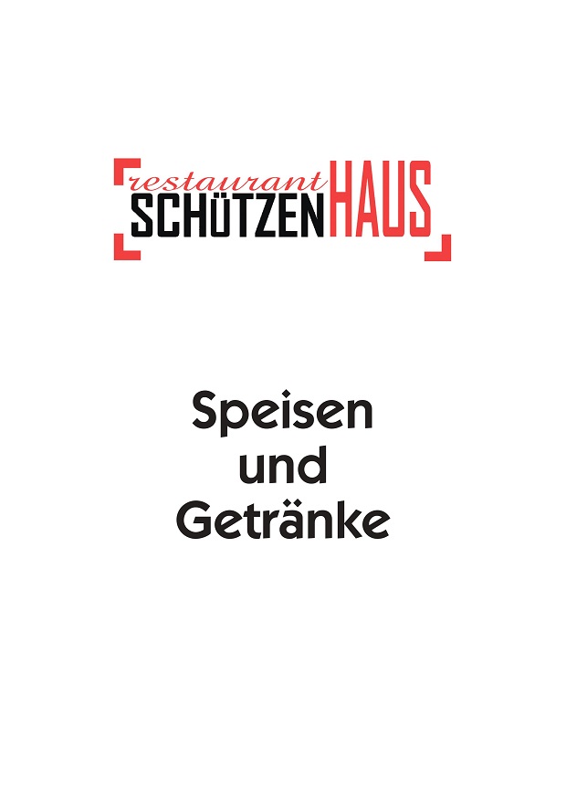 Speisekarte-Deckblatt