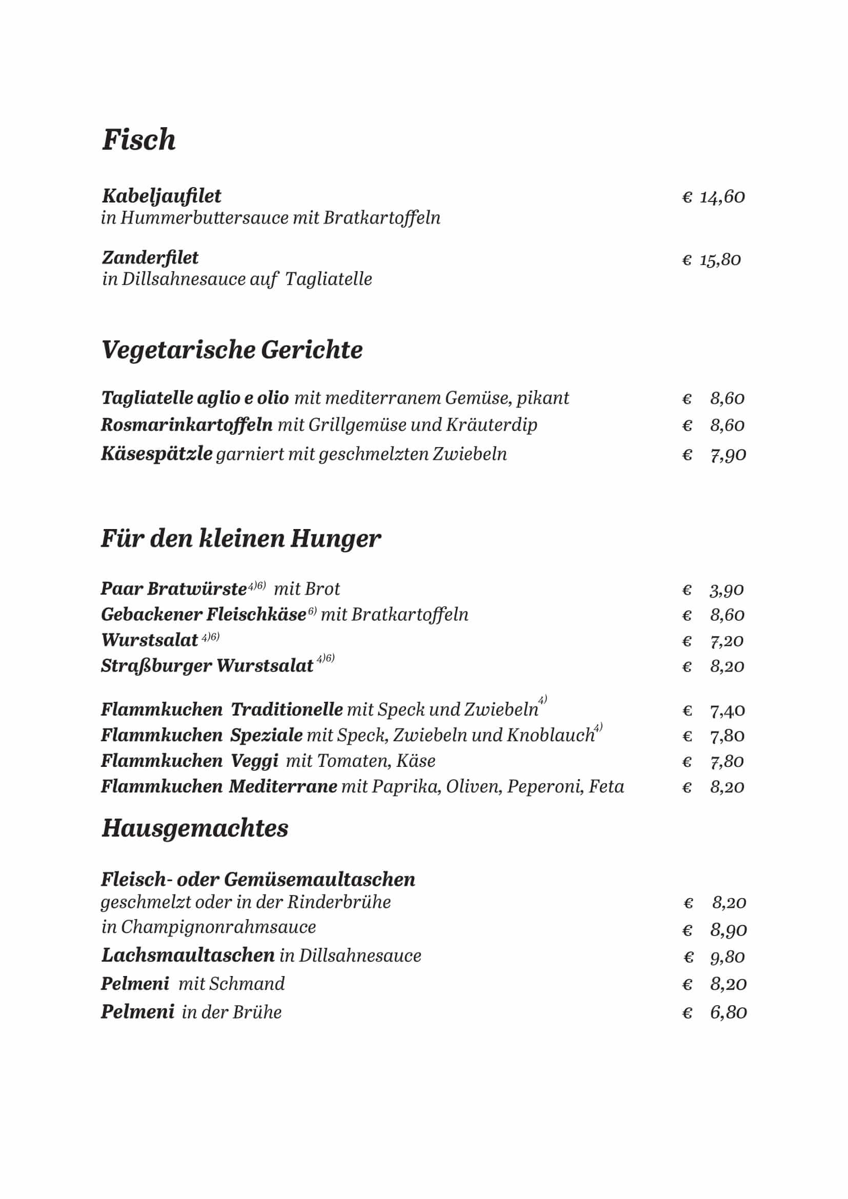 speisekarte Kleiner Hunger 2019-1